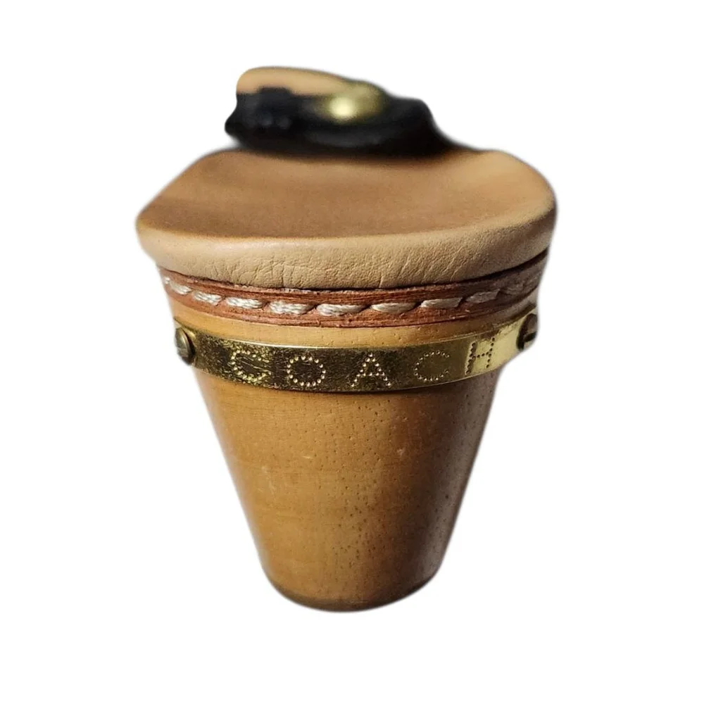 Coach Black Crinkle Patent Leather "Lee" Wooden Clogs Size 9.5 - Picture 6 of 8